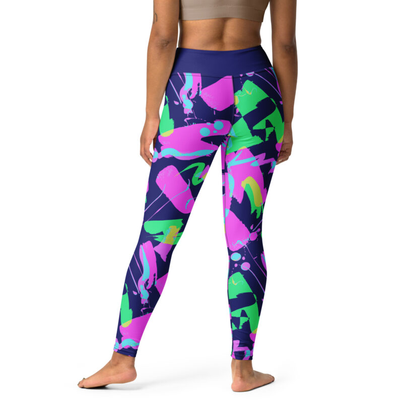 Neon Noise Yoga Leggings - Image 2