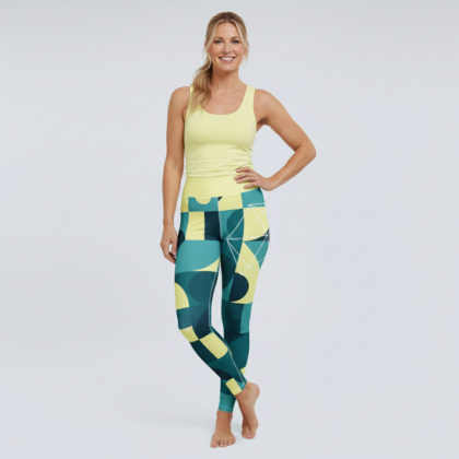 GeoGlow Yoga Leggings