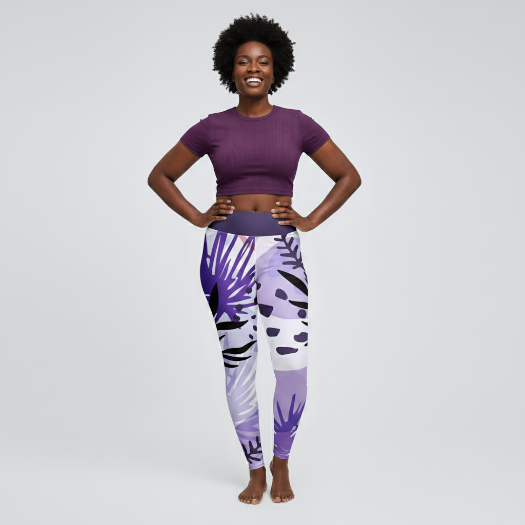 Lavender Wild Yoga Leggings