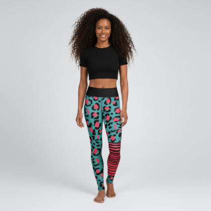 Neon Clash Yoga Leggings