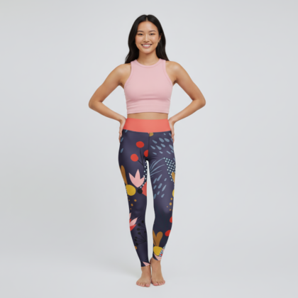 Starlit Flora Yoga Leggings