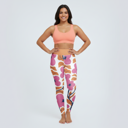 Sunny Petal Yoga Leggings