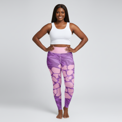 Violet Roar Yoga Leggings