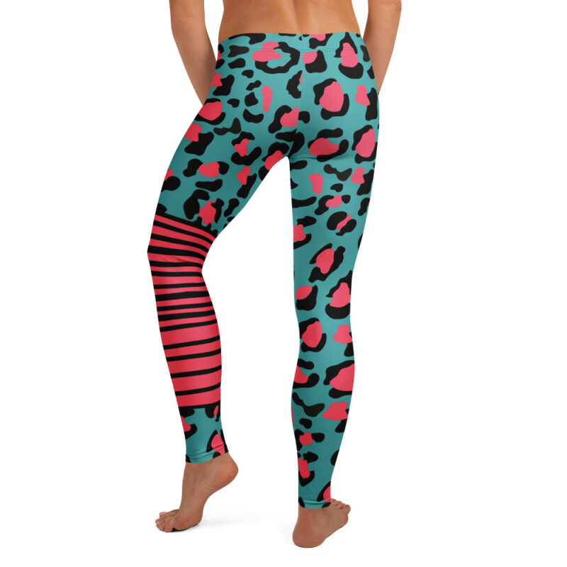Neon Clash Leggings - Image 2