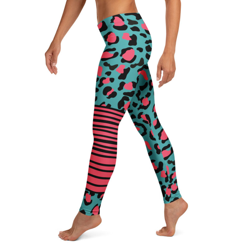 Neon Clash Leggings - Image 3