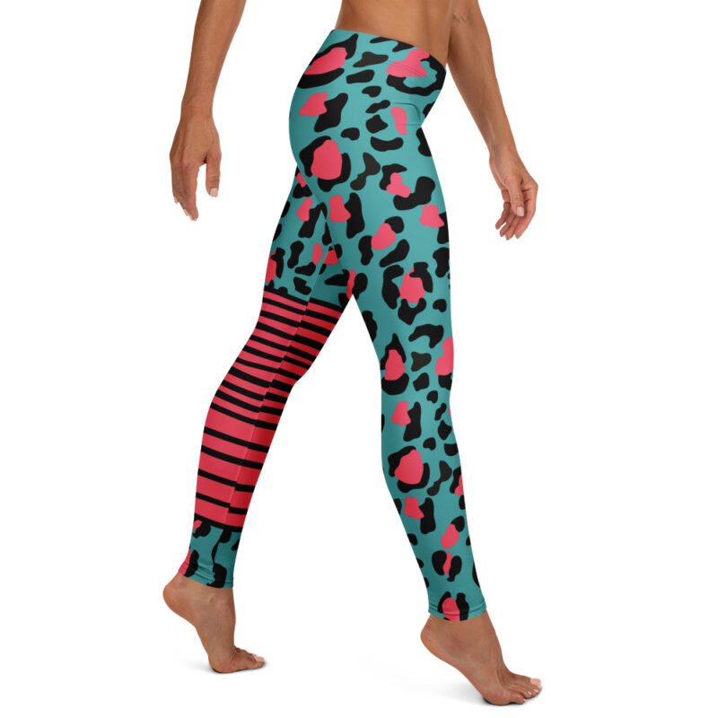 Neon Clash Leggings - Image 4