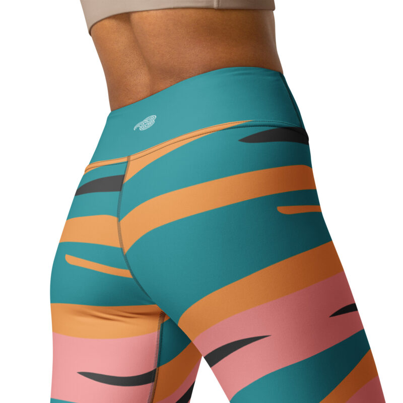 Zebra Pop Yoga Leggings - Image 3