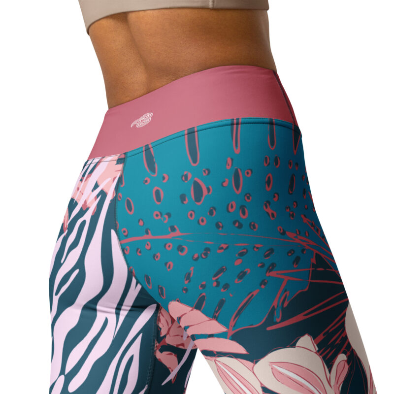Wild Bloom Yoga Leggings - Image 3