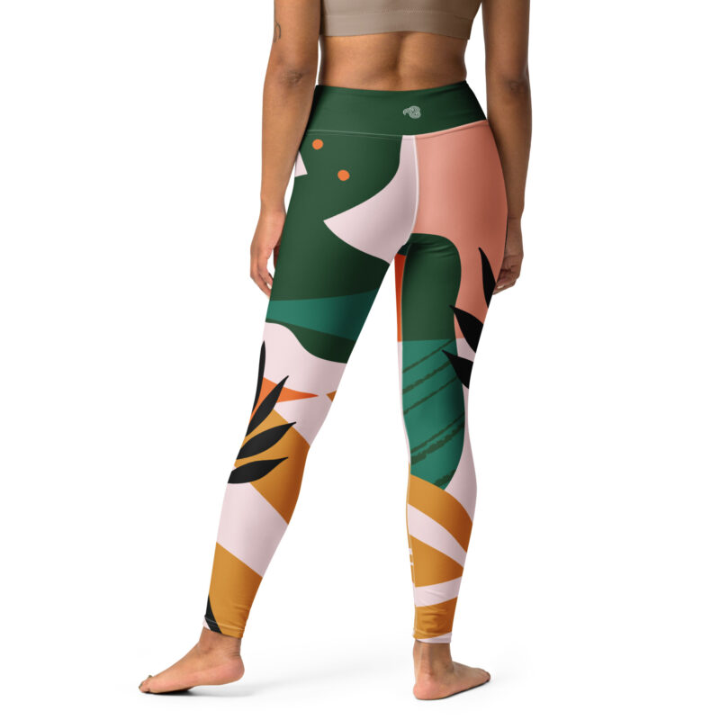 Autumn Bloom Yoga Leggings - Image 2