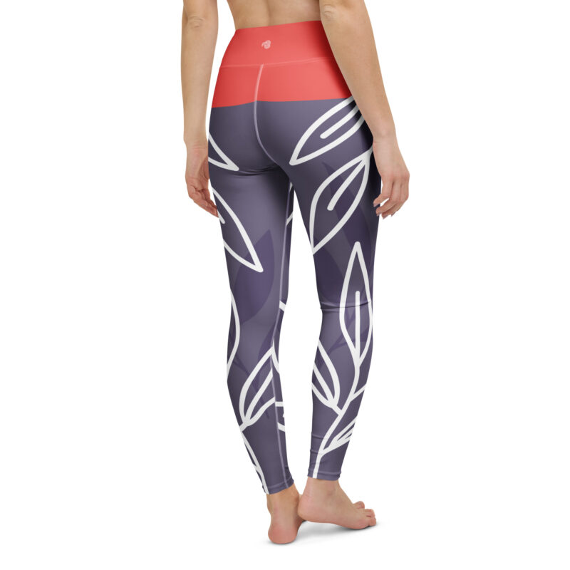 Coral Canopy Yoga Leggings - Image 2