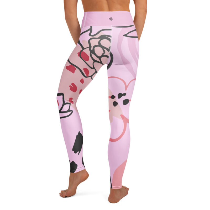 Blush Garden Yoga Leggings - Image 2