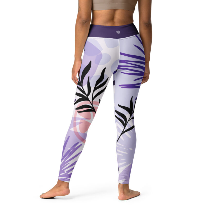 Lavender Wild Yoga Leggings - Image 2