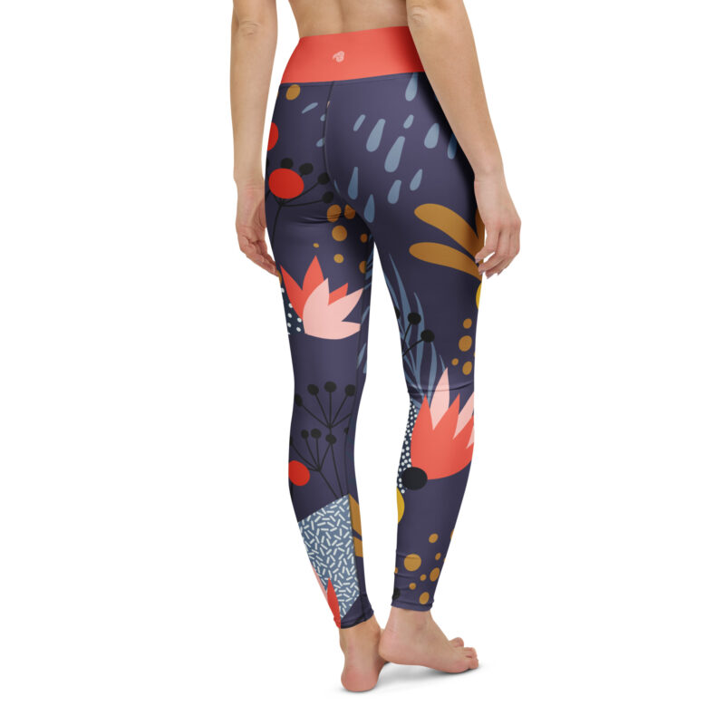 Starlit Flora Yoga Leggings - Image 2