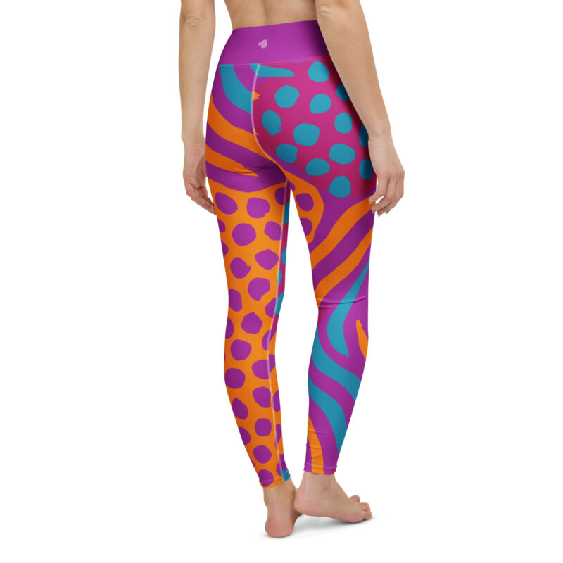 Electric Safari Yoga Leggings - Image 2