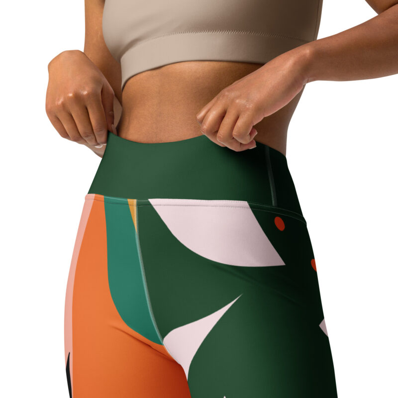 Autumn Bloom Yoga Leggings - Image 4