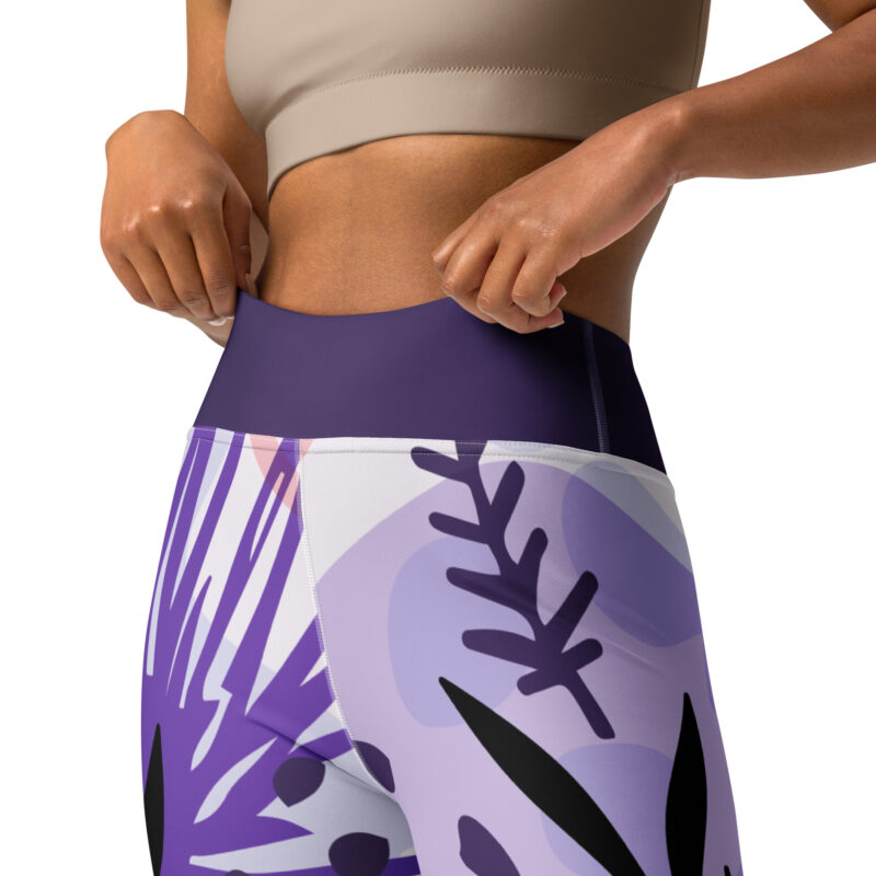 Lavender Wild Yoga Leggings - Image 4