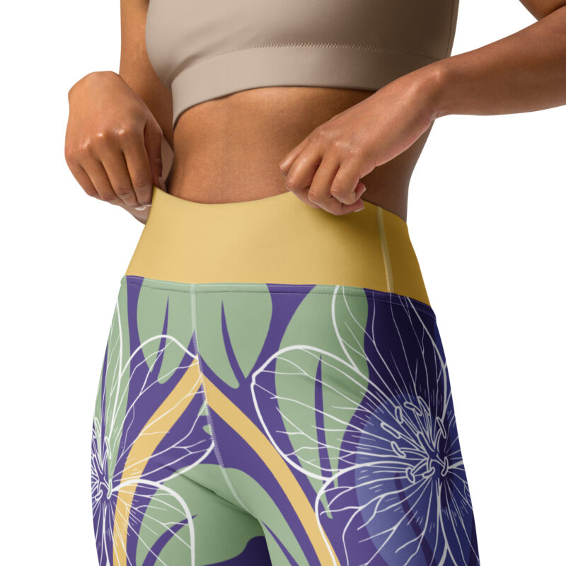 Wild Iris Yoga Leggings - Image 4