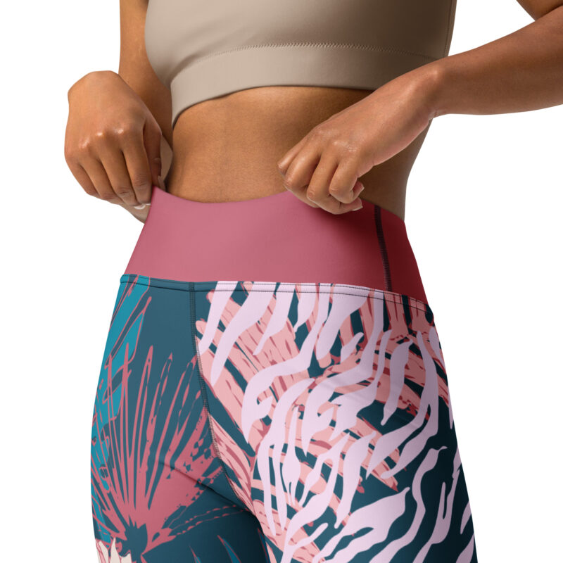Wild Bloom Yoga Leggings - Image 4