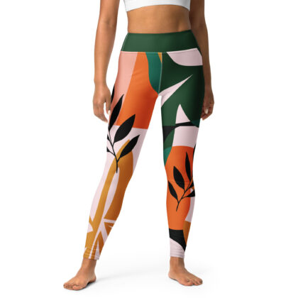Autumn Bloom Yoga Leggings