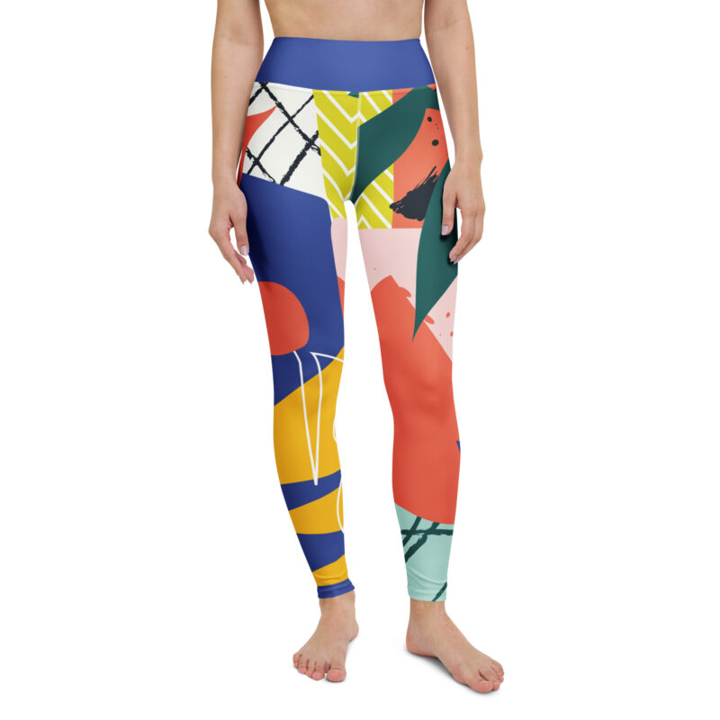 Color Bloom Yoga Leggings