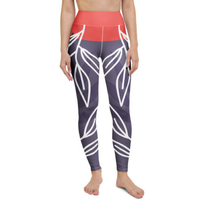 Coral Canopy Yoga Leggings