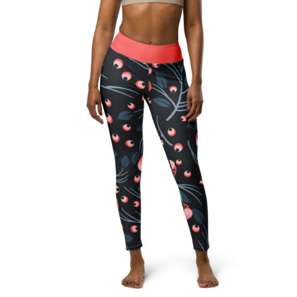 Midnight Bloom Yoga Leggings