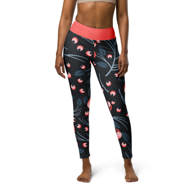 Midnight Bloom Yoga Leggings