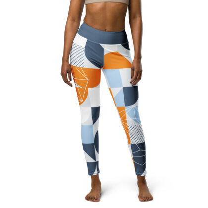 Nordic Grid Yoga Leggings