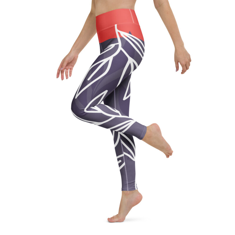 Coral Canopy Yoga Leggings - Image 3