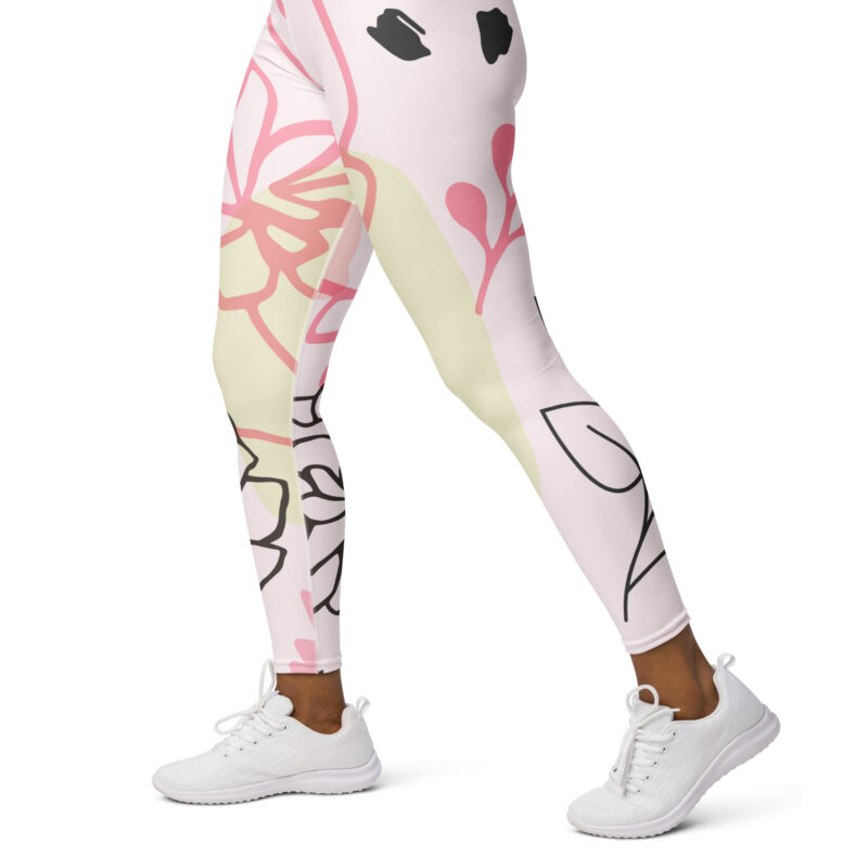 Whisper Petal Yoga Leggings - Image 3