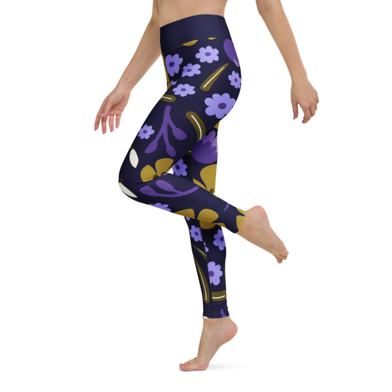 Moonflower Groove Yoga Leggings - Image 3