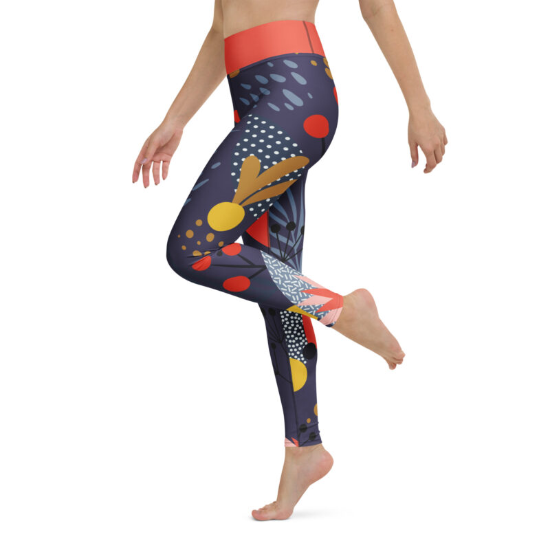Starlit Flora Yoga Leggings - Image 3