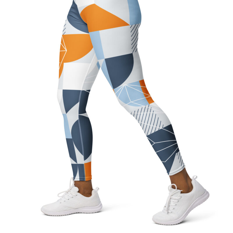 Nordic Grid Yoga Leggings - Image 3