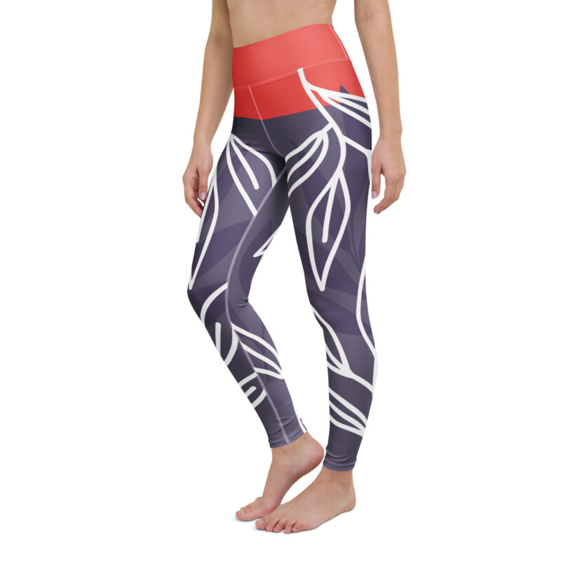 Coral Canopy Yoga Leggings - Image 4