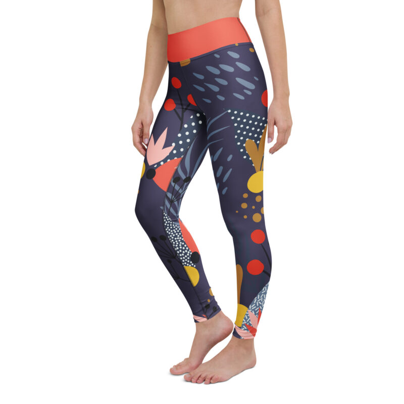 Starlit Flora Yoga Leggings - Image 4
