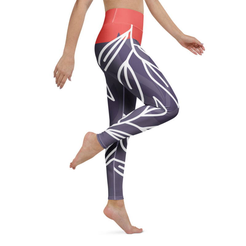 Coral Canopy Yoga Leggings - Image 5
