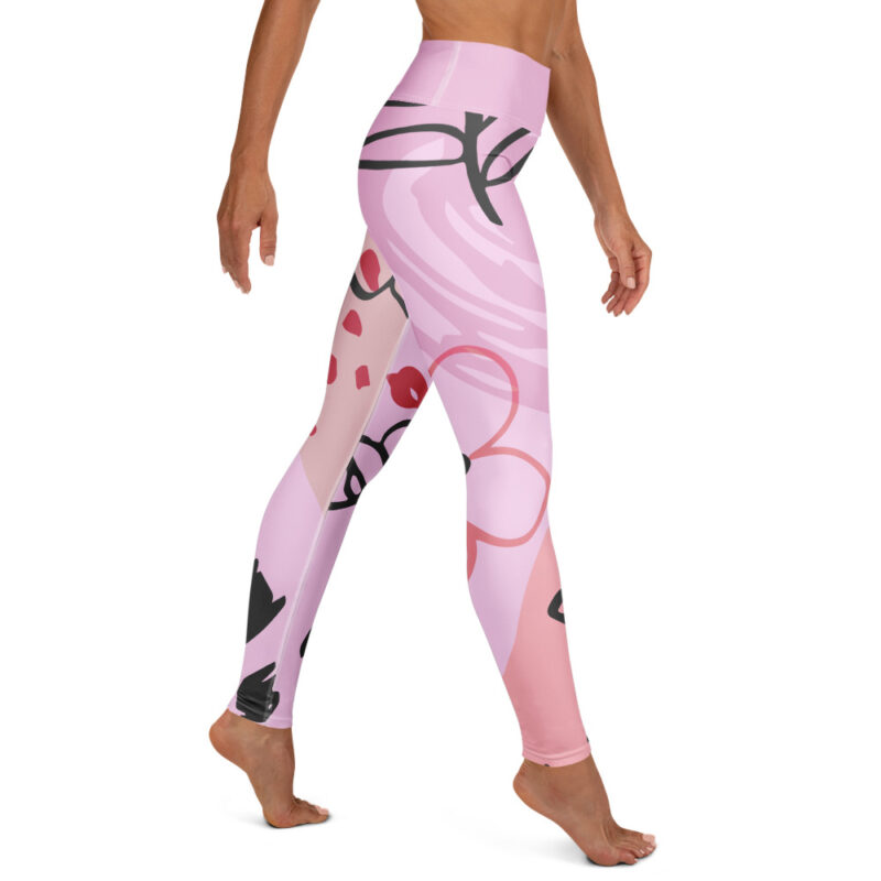 Blush Garden Yoga Leggings - Image 4