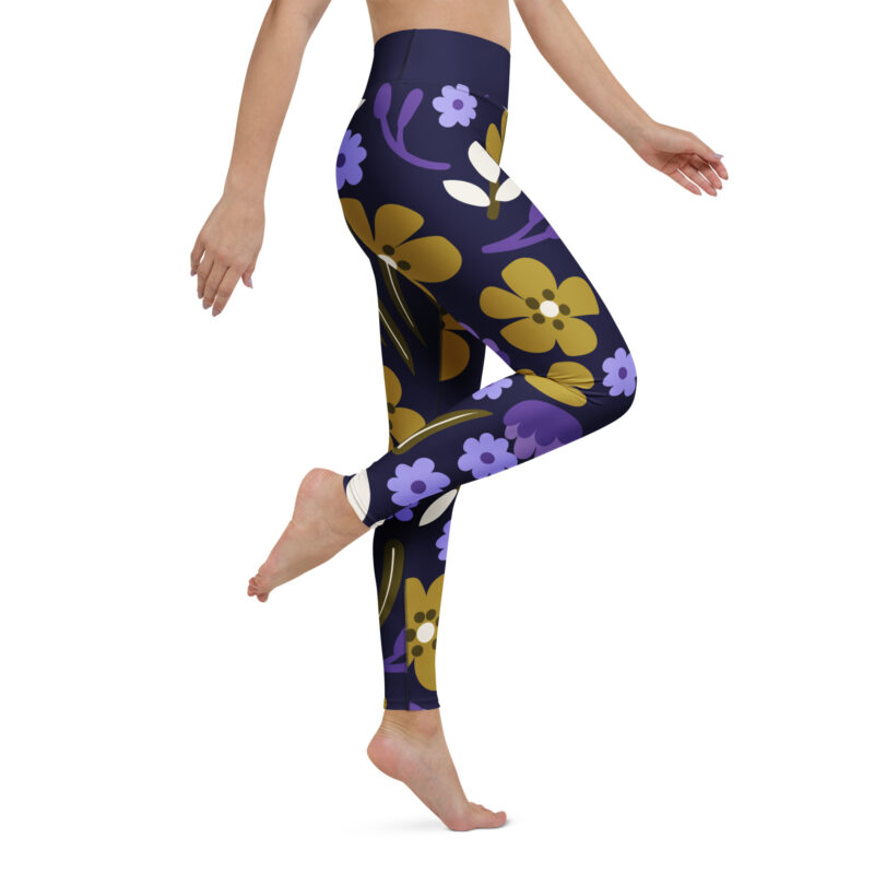 Moonflower Groove Yoga Leggings - Image 5