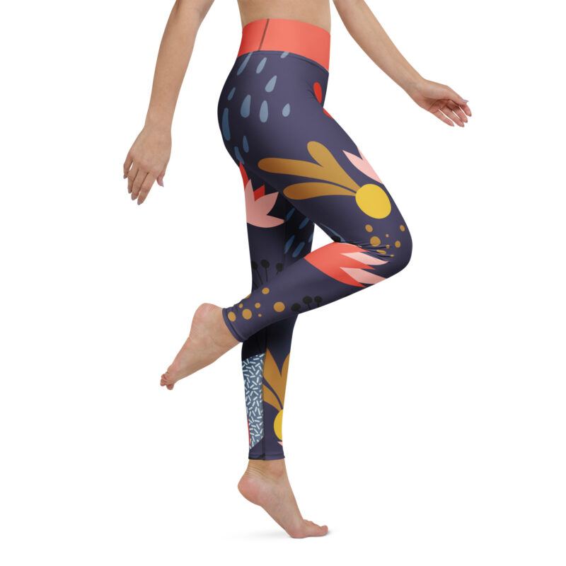 Starlit Flora Yoga Leggings - Image 5