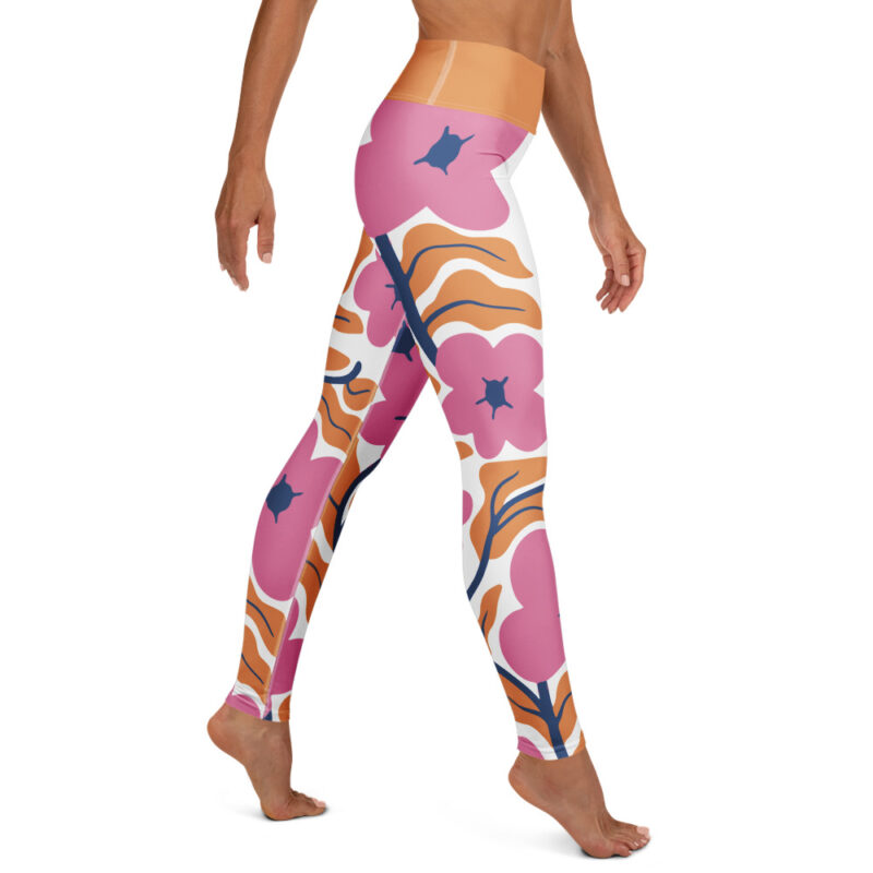 Sunny Petal Yoga Leggings - Image 4