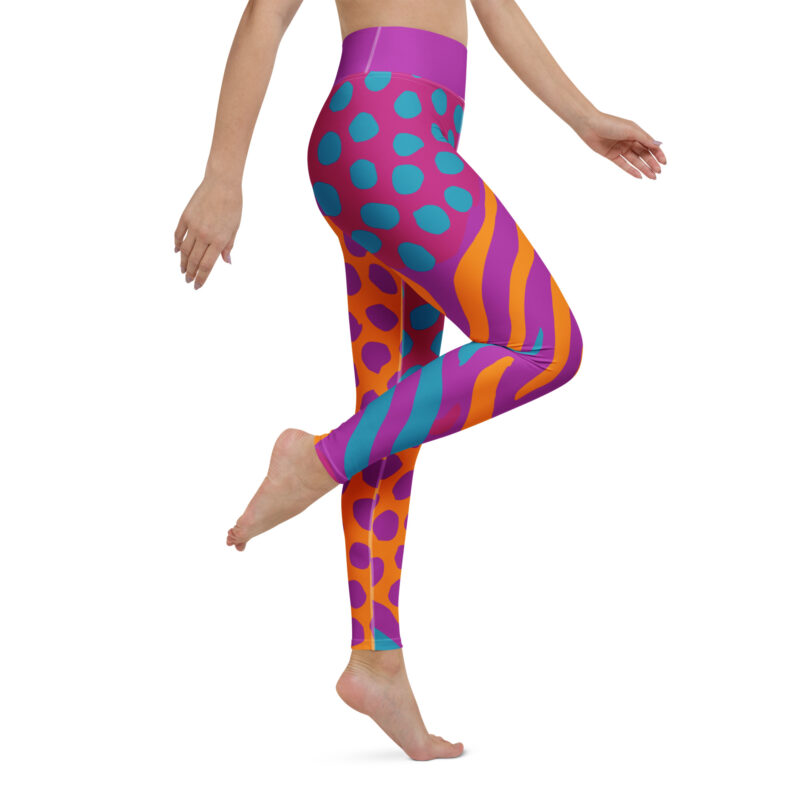 Electric Safari Yoga Leggings - Image 5