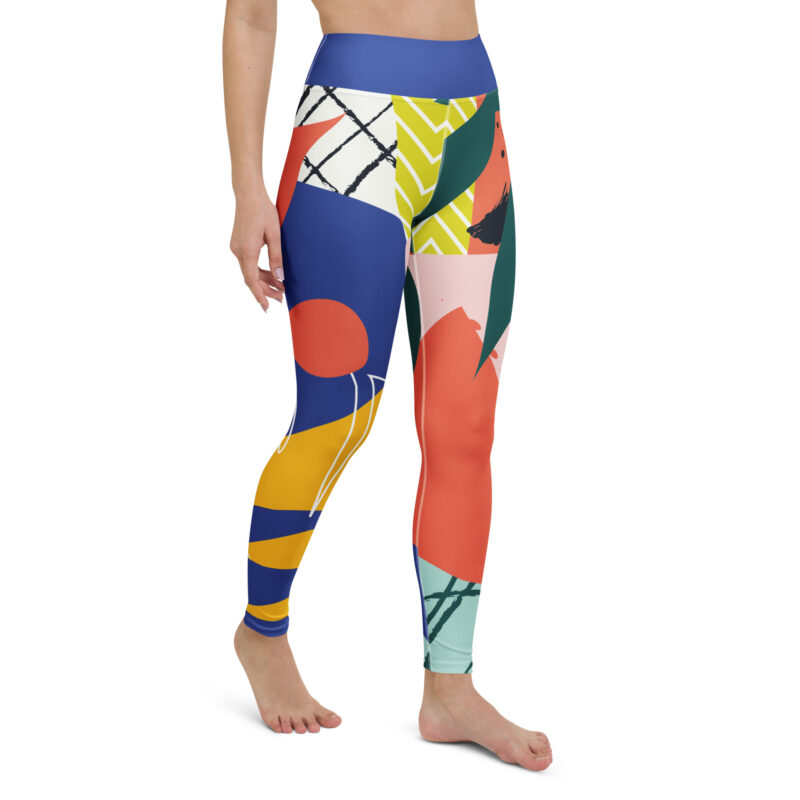 Color Bloom Yoga Leggings - Image 6