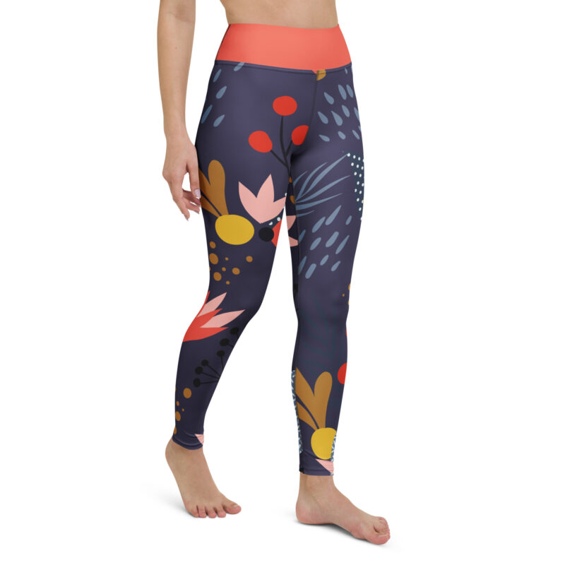 Starlit Flora Yoga Leggings - Image 6