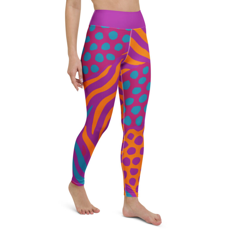 Electric Safari Yoga Leggings - Image 6
