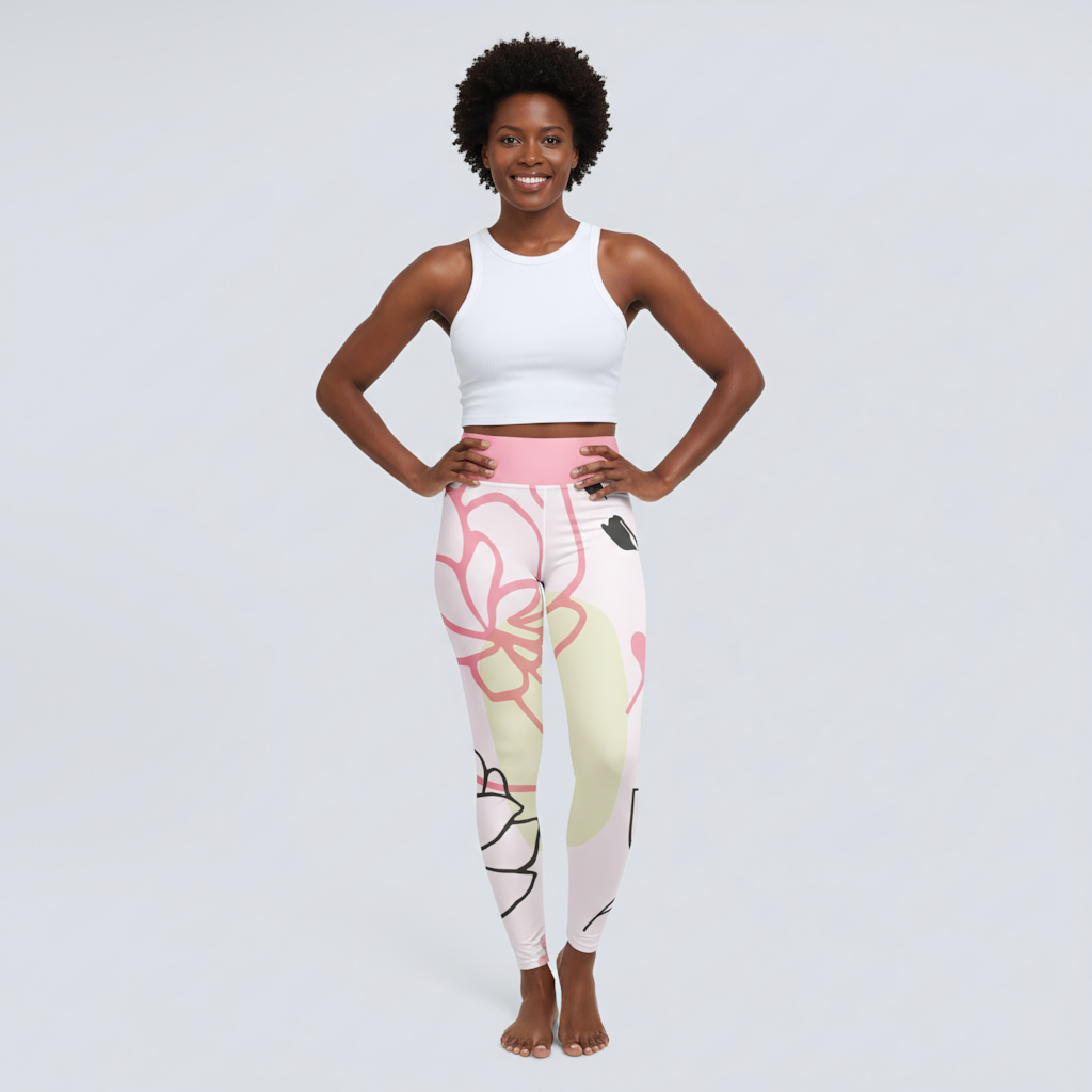 Whisper Petal Yoga Leggings