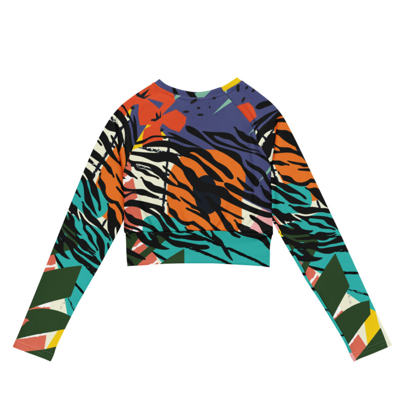 Jungle Rush Recycled long-sleeve crop top - Image 2