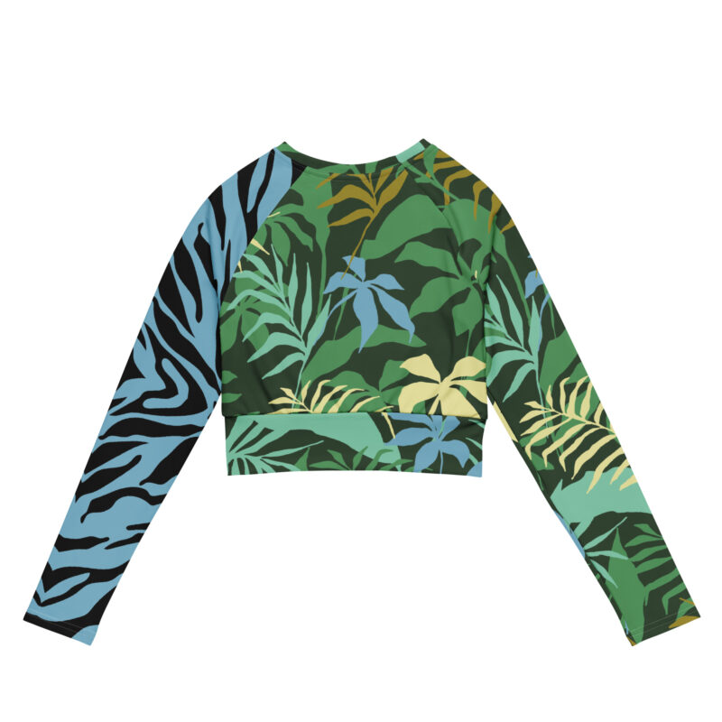Tropic Trail Recycled long-sleeve crop top - Image 2