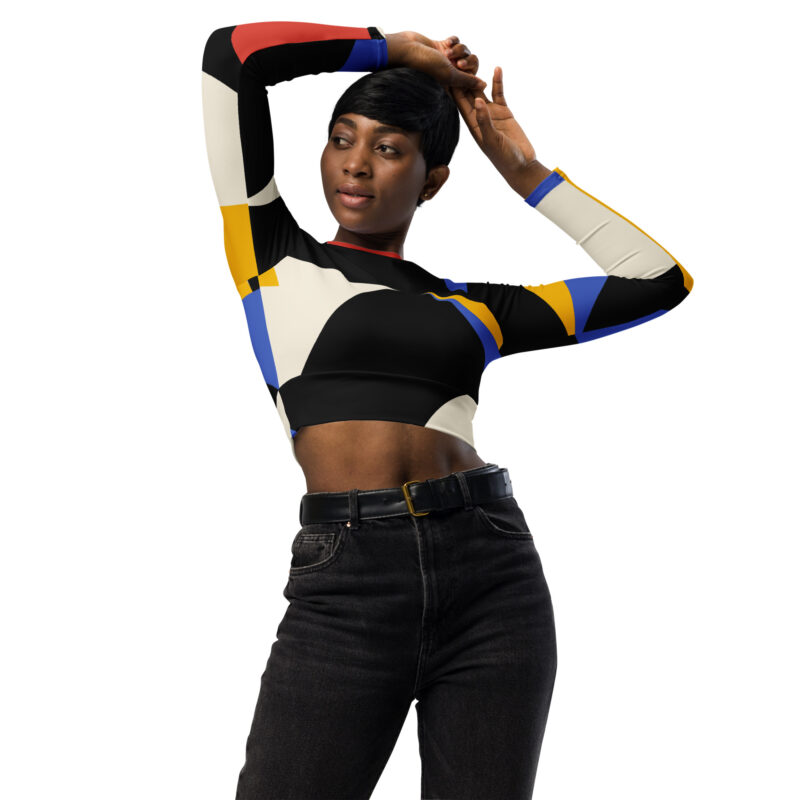 Modform Recycled long-sleeve crop top - Image 3