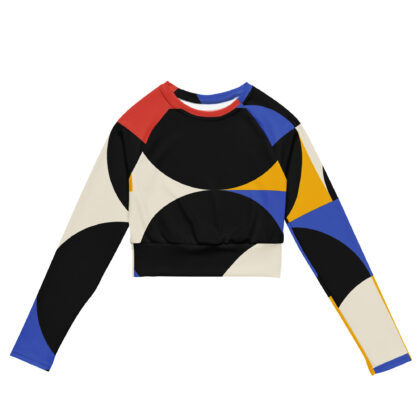 Modform Recycled long-sleeve crop top