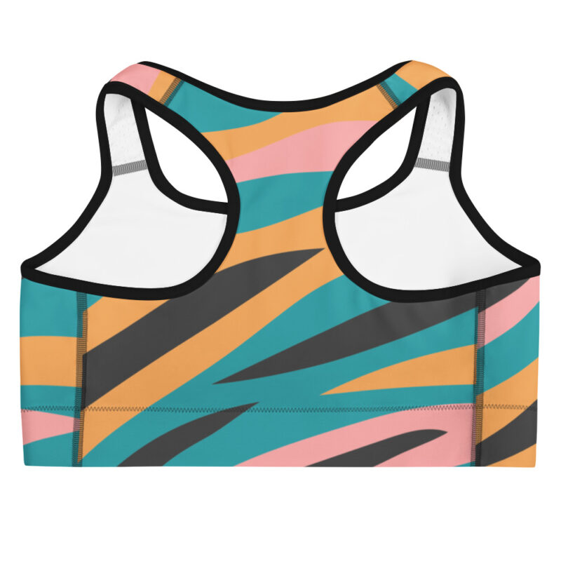 Zebra Pop Sports bra - Image 2